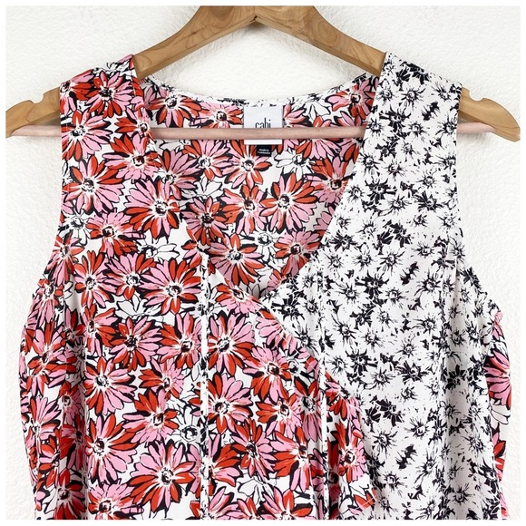 Cabi Seraphina Floral Tank Top Size Small - Picture 5 of 8